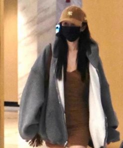 Women's Glitter Hoodie - Loose Thick Versatile Sweatshirt Jacket, 2025 Trendy Yang Mi Style, Stylish and Comfortable Fashion