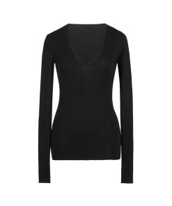 Women's High-Quality Wool Blend Long Sleeve T-Shirt - Spring/Summer Base Layer, Versatile Outerwear, Essential Fashion Top