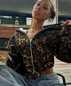 Women's Irregular Zip-Up Hooded Long Sleeve Sweatshirt with Waist Belt - Casual Street Fashion Cardigan for Spring & Autumn