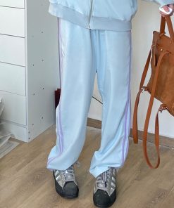 Women's Japanese Style Cardigan Hoodie Sports Suit - Thin Pudding Bear Design - Spring Summer 2025 Fashion