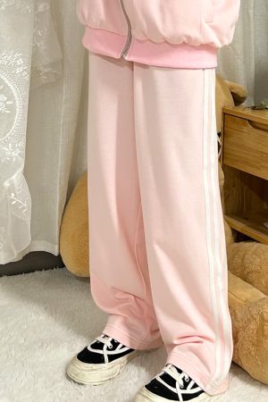 Women's Japanese Style Cardigan Hoodie Sports Suit - Thin Pudding Bear Design - Spring Summer 2025 Fashion