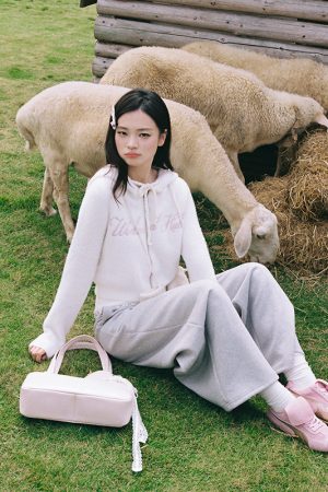 Women's Knitted Cardigan - Short Slim-Fit Sweater Coat, Korean Style, Autumn/Winter 2025 Fashion
