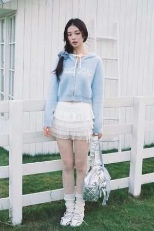 Women's Knitted Cardigan - Short Slim-Fit Sweater Coat, Korean Style, Autumn/Winter 2025 Fashion