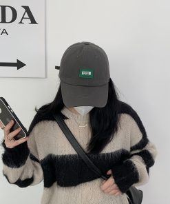 Women's Korean Style Baseball Cap - Trendy Spring/Summer 2025, Versatile Design, Large Head Circumference, Flattering Small Duckbill Cap