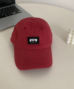 Women's Korean Style Baseball Cap - Trendy Spring/Summer 2025, Versatile Design, Large Head Circumference, Flattering Small Duckbill Cap