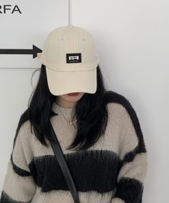 Women's Korean Style Baseball Cap - Trendy Spring/Summer 2025, Versatile Design, Large Head Circumference, Flattering Small Duckbill Cap