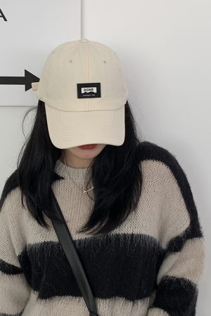 Women's Korean Style Baseball Cap - Trendy Spring/Summer 2025, Versatile Design, Large Head Circumference, Flattering Small Duckbill Cap
