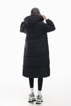 Women's Korean-style Loose Thickened Down Cotton Coat, Long Knee-Length Insulated Jacket for Winter 2025