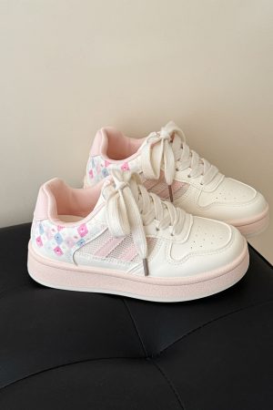 Women's Korean-Style Thick-Soled Board Shoes - Breathable Soft-Soled White Trendy Footwear for Summer 2025