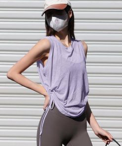 Women's Loose Yoga Tank Top - Lightweight Running Sports Cover-Up, Ideal for Southeast Asia & Western Style, Perfect for Activewear