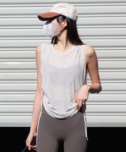 Women's Loose Yoga Tank Top - Lightweight Running Sports Cover-Up, Ideal for Southeast Asia & Western Style, Perfect for Activewear
