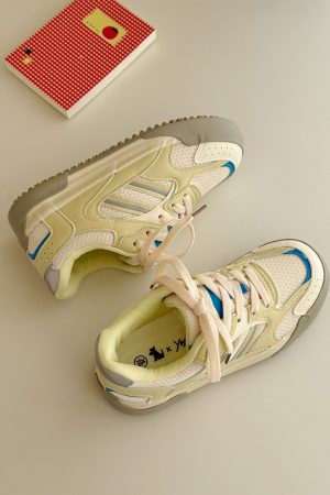 Women's Mesh Breathable Sneakers - Soft Sole Casual Sports Shoes, Versatile White Style for 2025, Trendy Comfort Footwear