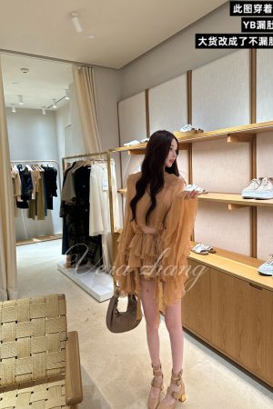 Women's Ruffled Irregular Shirt and Shorts Set in Clear Autumn Socialite Style - Chic Layered Look for Effortless Y2K Fashion