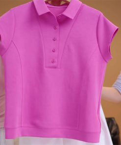 Women's Short Sleeve Polo Shirt - 2025 Summer Casual Versatile Top for Effortless Style