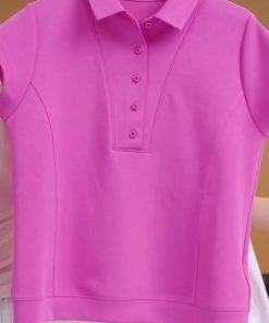 Women's Short Sleeve Polo Shirt - 2025 Summer Casual Versatile Top for Effortless Style