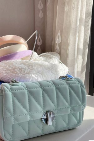 Women's Single-Shoulder Chain Crossbody Bag - 2025 High-End Diamond Quilted Casual Underarm Bag for Commuting