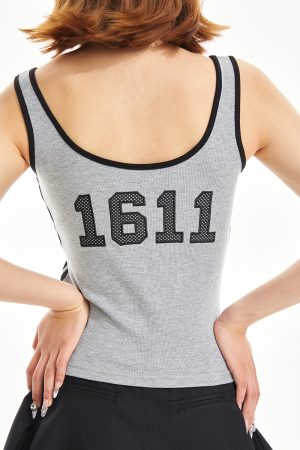 Women's Sleeveless Camisole Top - High-End Black Innerwear for Spring and Autumn 2025, Chic Layering Essential