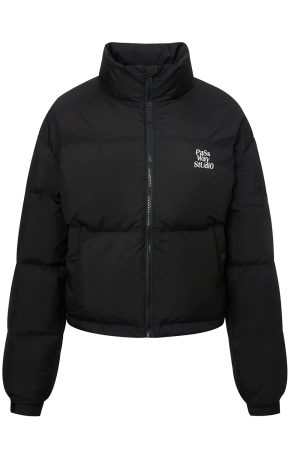 Women's Slim Fit Casual Puffer Jacket - Short Winter Down Coat, Thick and Warm for Outdoor Wear