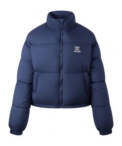 Women's Slim Fit Casual Puffer Jacket - Short Winter Down Coat, Thick and Warm for Outdoor Wear