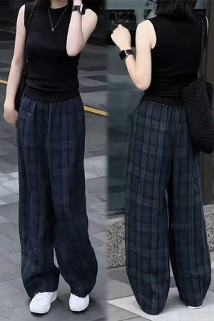 Women's Slim-Fit Lapel Top and Wide-Leg Pants Two-Piece Set - 2025 Summer Korean Style Outfit for Effortless Chic