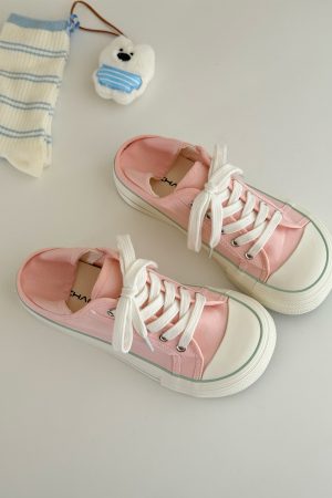Women's Slip-On Canvas Shoes with Thick Sole - Round Toe, Summer 2025 Style, Comfy Lazy Fashion Footwear
