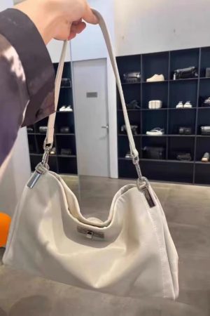Women's Small Crossbody Handbag - Large Capacity Commuter Bag in Sweet Cool Spicy Girl Style - French Niche Underarm Design