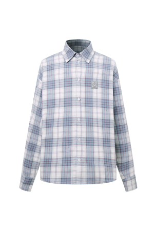 Women's Smiley Face Plaid Shirt - Long Sleeve Cotton Jacket - American Vintage Style - 2025 Trendy Fashion