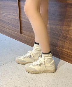 Women's Soft Bottom Versatile Sneakers - 2025 Spring Training Shoes, Trendy Little White Sneakers for Casual Style