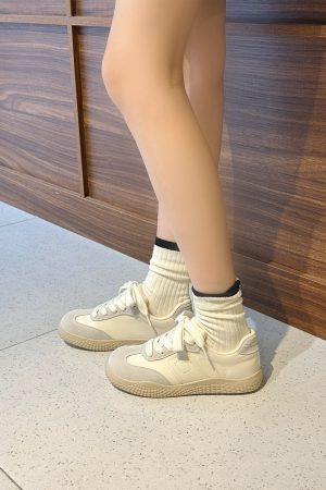 Women's Soft Bottom Versatile Sneakers - 2025 Spring Training Shoes, Trendy Little White Sneakers for Casual Style