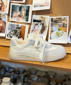 Women's Soft Bottom Versatile Sneakers - 2025 Spring Training Shoes, Trendy Little White Sneakers for Casual Style