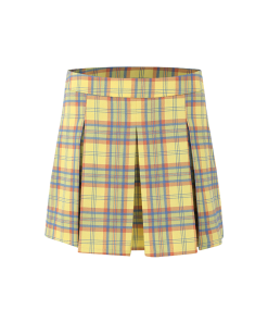 Women's Spring Loose Plaid Suit Jacket and Slim Short Skirt Two-Piece Set - Chic Fashion for 90s Inspired Style