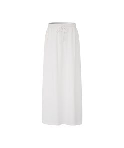 Women's Spring Low-Waist Straight Slim Casual Sports Long Skirt - Solid Color Versatile Trendy Skirt for Everyday Style