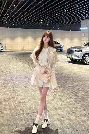 Women's Spring Summer Knitted Shawl Coat - Loose Cape Design, Niche Style, Perfect for 90s and Y2K Fashion Trends