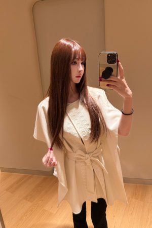 Women's Spring Summer Knitted Shawl Coat - Loose Cape Design, Niche Style, Perfect for 90s and Y2K Fashion Trends