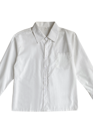 Women's Striped Long Sleeve JK Shirt Uniform Set - White and Blue Pudding Bear Design for Spring 2025 Fashion