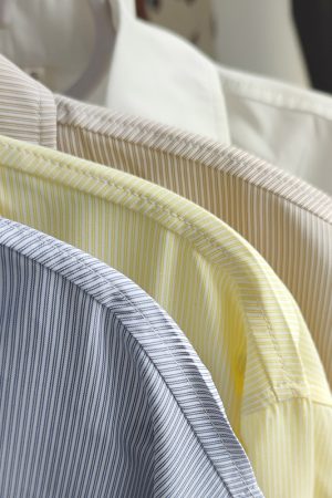 Women's Striped Long Sleeve JK Shirt Uniform Set - White and Blue Pudding Bear Design for Spring 2025 Fashion