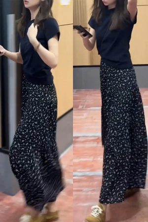 Women's Summer 2025 Korean Style Slim-Fit Lapel Top & Age-Reducing Wide-Leg Pants Two-Piece Set