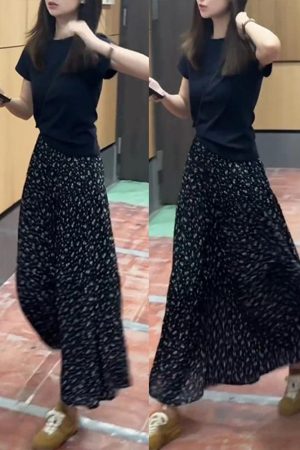 Women's Summer 2025 Korean Style Slim-Fit Lapel Top & Age-Reducing Wide-Leg Pants Two-Piece Set