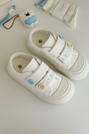 Women's Summer Breathable Canvas Loafers - Trendy Thick-Soled White Shoes for 2025, Lightweight and Stylish Footwear