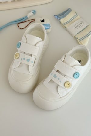 Women's Summer Breathable Canvas Loafers - Trendy Thick-Soled White Shoes for 2025, Lightweight and Stylish Footwear