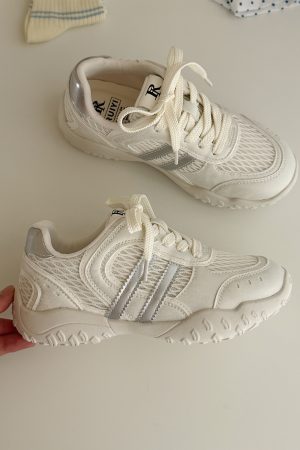Women's Summer Hiking Shoes - Breathable Thick-Soled Non-Slip Casual Sports Footwear for Outdoor Adventures