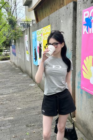 Women's Summer Sports Shorts with Built-in Lining - Casual Versatile Slim-Fit Wide-Leg Design for Active Lifestyle