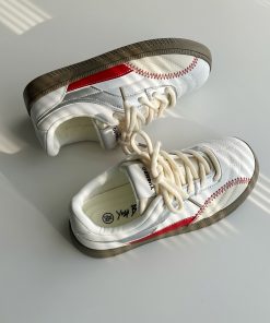 Women's Thick-Soled White Panel Shoes, 2025 Spring Versatile Niche Footwear, Soft Style for Casual and Trendy Looks