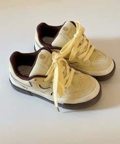 Women's Thick-Soled White Sneakers - Versatile American-style Casual Sports Shoes for Spring 2025, Perfect for Skate and Everyday Wear