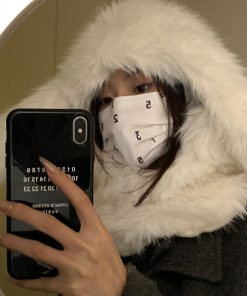 Women's Thickened Plush Hat and Scarf Set, Warm Fleece Neck Gaiter, Cute Winter Ear Protection, Cozy Two-Piece Accessory Set