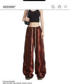 Women's Tie-Dye Cargo Pants - Trendy Hip-Hop Wide-Leg Straight Design for American High Street & Jazz Dance Styles