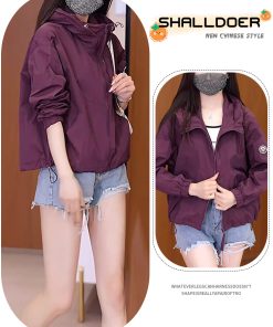 Women's UV Protection Jacket - Summer 2025 Lightweight Breathable Ice Silk Sun Protection Coat for Outdoor Activities