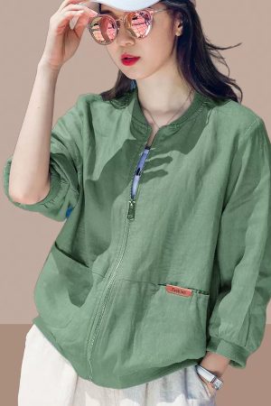 Women's UV Protection Short Jacket - Breathable Summer Outdoor Sunshade in Plus Size for 2025 Fashion