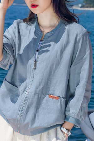 Women's UV Protection Short Jacket - Breathable Summer Outdoor Sunshade in Plus Size for 2025 Fashion