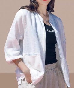 Women's UV Protection Short Jacket - Breathable Summer Outdoor Sunshade in Plus Size for 2025 Fashion